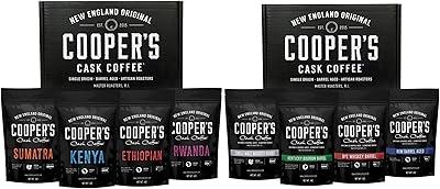 Bourbon Barrel Aged Coffee Set, 4oz Bags