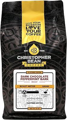 Christopher Bean Decaf Dark Chocolate Peppermint, 12 oz