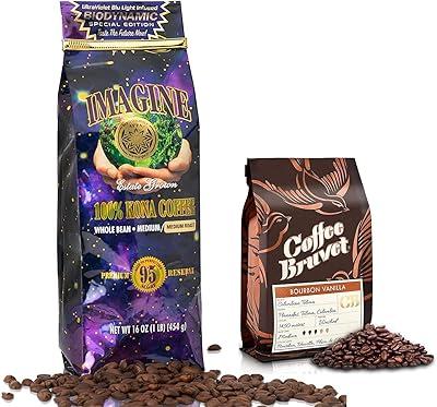 Imagine Kona Organic Bourbon Aged Coffee, 16oz