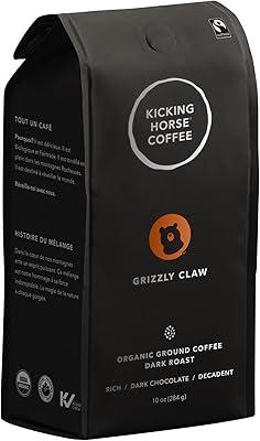 Kicking Horse Grizzly Claw Dark Roast Coffee, 10 oz