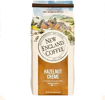 New England Hazelnut Creme Medium Roast Coffee, 22oz