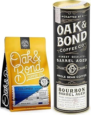 Oak & Bond Colombia & Bourbon Aged Coffee, 22oz