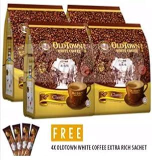 Old Town 3 in 1 White Coffee, 60 Sticks + 4 Extra