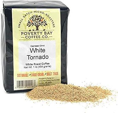 Poverty Bay White Coffee, 1-2 lb, Ground