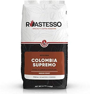 Roastesso Colombia Supremo Whole Beans, 12 oz