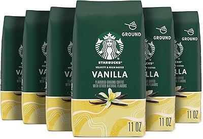 Starbucks Vanilla Flavored Ground Coffee (6x11oz)